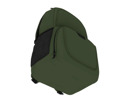 Backpack bag baggage 3D Model