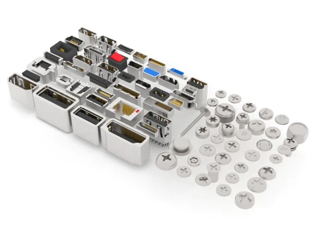 Ports and Screws 3D 모델