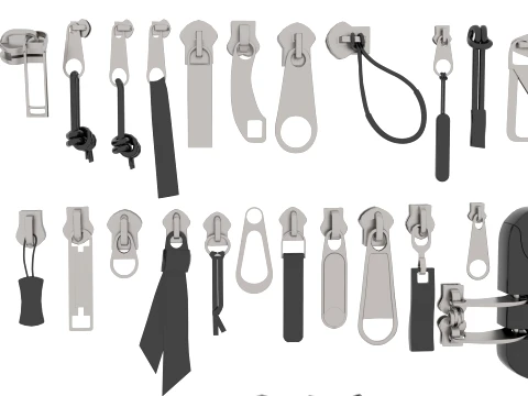 Zip Zipper 3D Model