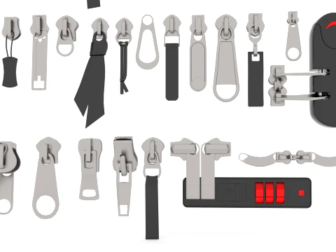 Zip Zipper 3D Model