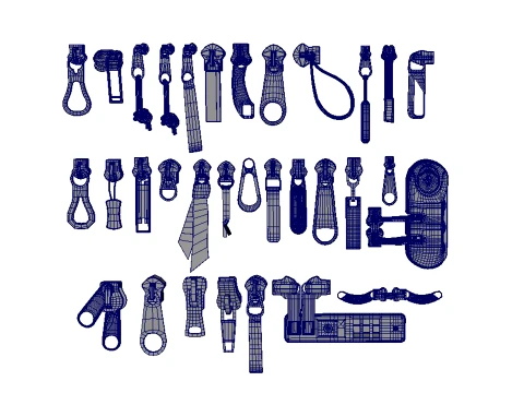 Zip Zipper 3D Model