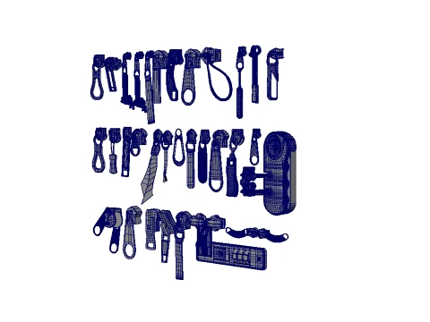 Zip Zipper 3D Model