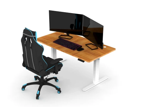 Computer Desk and Chair Modèle 3D
