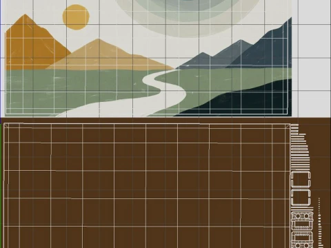 Wall painting all in one 3D Model