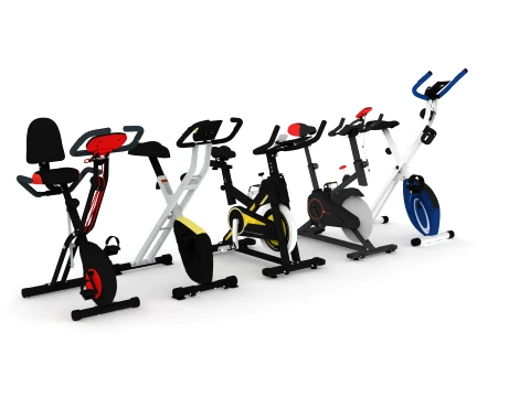 Exercise Bike Collection 3D Model