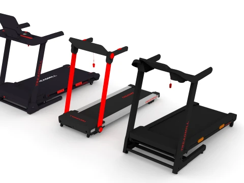 Treadmill Collection 3D Model