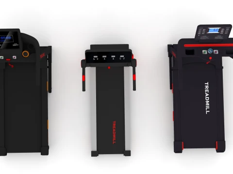 Treadmill Collection 3D Model