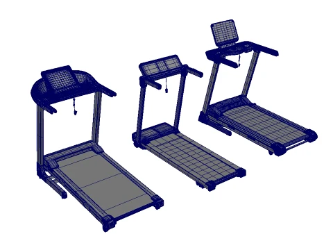 Treadmill Collection 3D Model