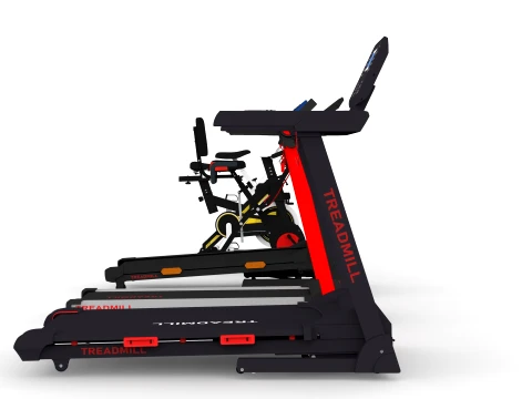 Treadmill and Exercise Bike Collection 3D Model