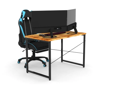 Computer Desk and Chair 3D Model