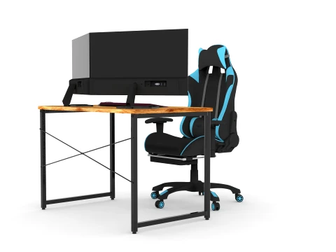 Computer Desk and Chair 3D Model