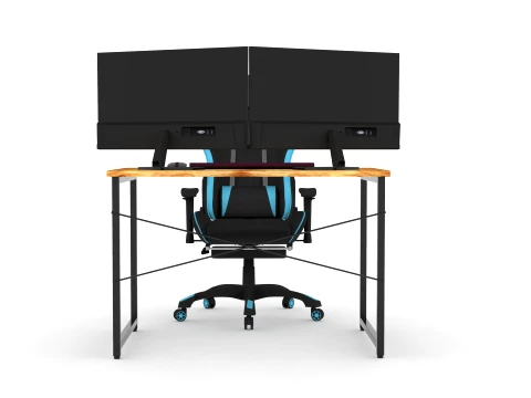 Computer Desk and Chair 3D Model