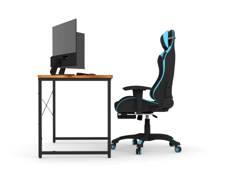 Computer Desk and Chair 3D Model