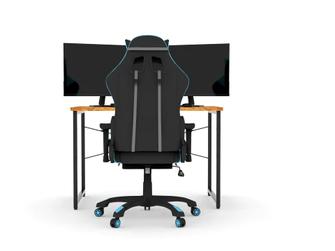 Computer Desk and Chair 3D Model