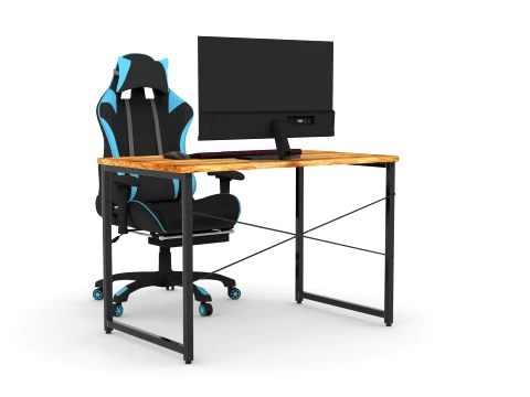 Computer Desk and Chair 3D Model