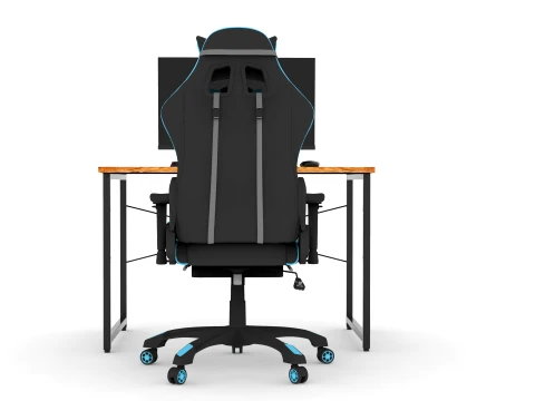 Computer Desk and Chair 3D Model