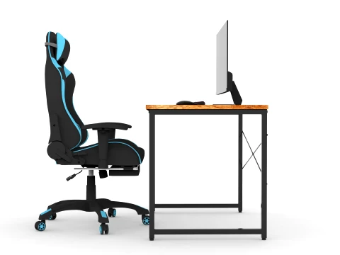 Computer Desk and Chair 3D Model