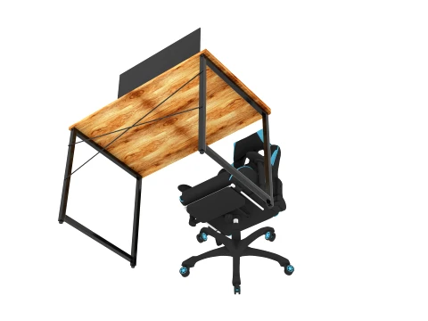 Computer Desk and Chair 3D Model