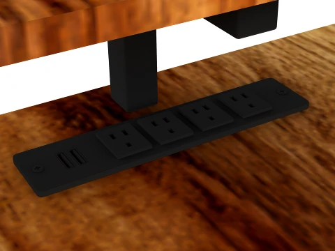 Desk 3D Model