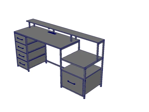 Desk 3D Model