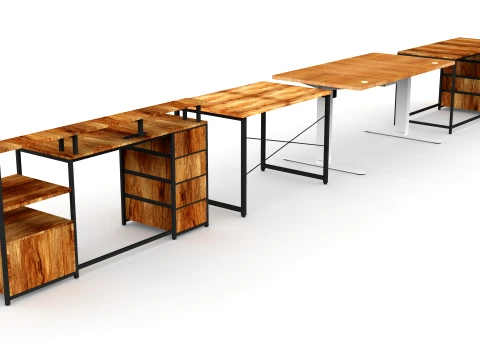 Table collection 3D Model