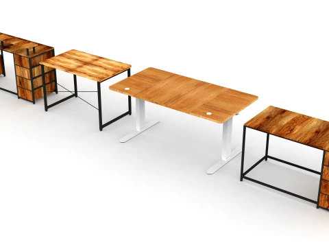 Table collection 3D Model
