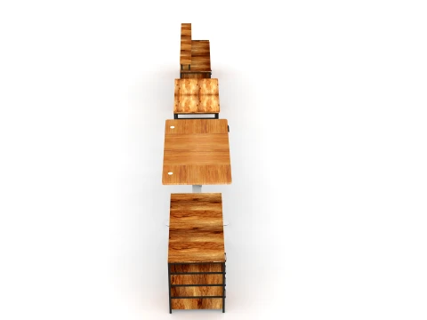Table collection 3D Model