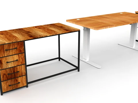 Table collection 3D Model
