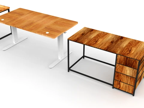 Table collection 3D Model