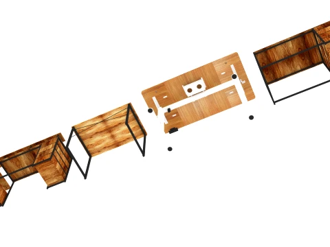 Table collection 3D Model