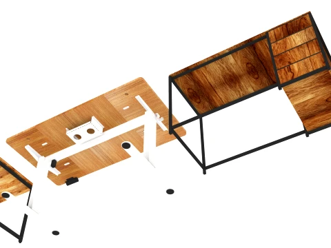 Table collection 3D Model