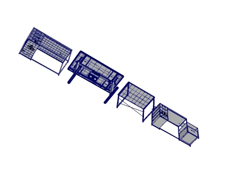 Table collection 3D Model