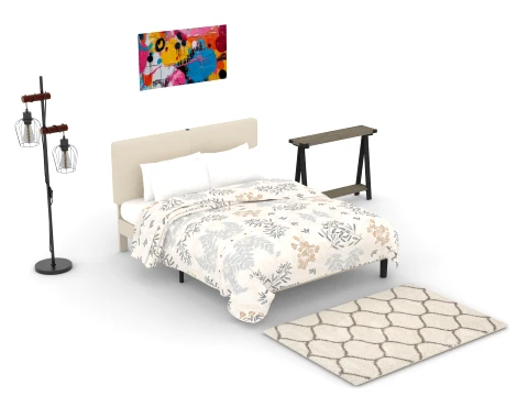 Bedroom set 3D Model