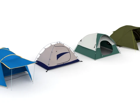 Tent collection Modelo 3D