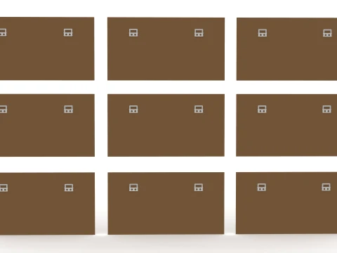 9 wall paintings 3D Model