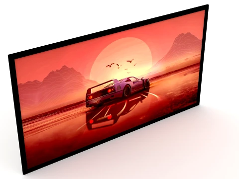 Wall Painting 3D Model