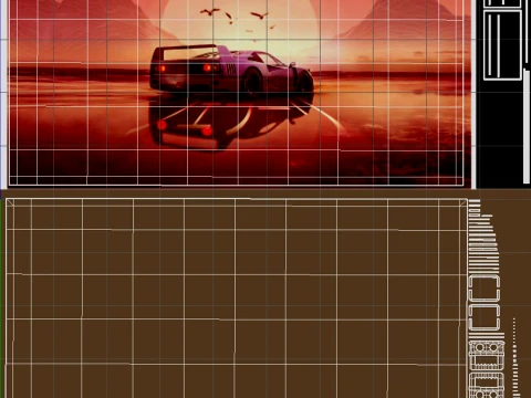 Wall Painting 3D Model