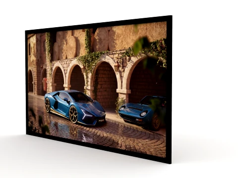 Wall Painting 3D Model