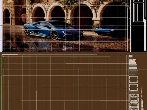 Wall Painting 3D Model