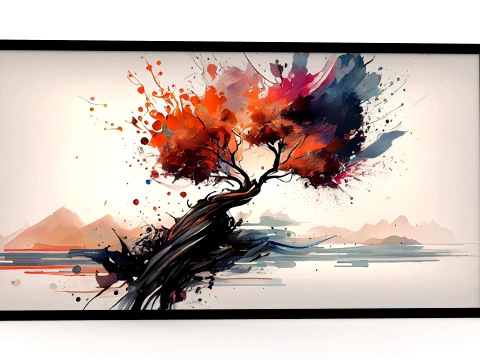 Wall Painting 3D Model