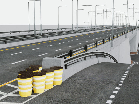 Highway Interchange 3D Model