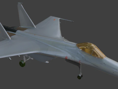 J-11B-Fighter-Jet 3D Model
