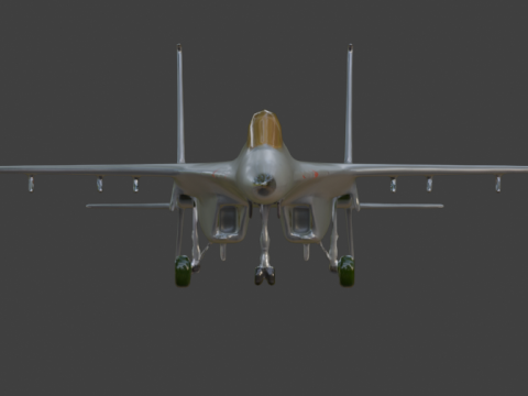 J-11B-Fighter-Jet 3D Model