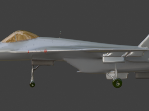 J-11B-Fighter-Jet 3D Model