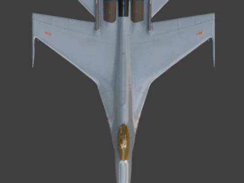 J-11B-Fighter-Jet 3D Model