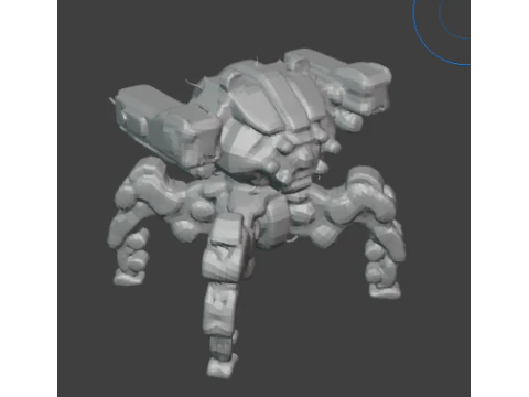 Quat-Robot 3D Model