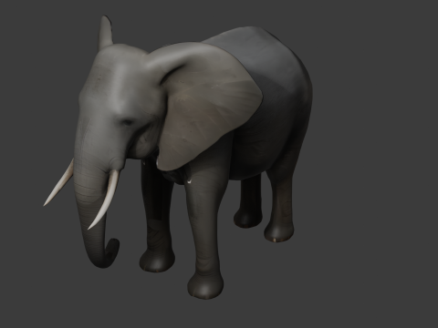 Elephant 3D-Model 3D Model