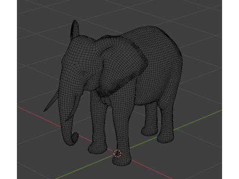 Elephant 3D-Model 3D Model
