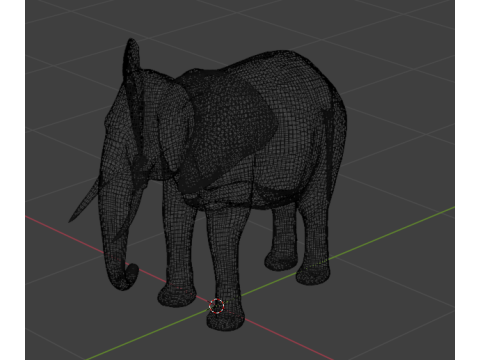 Elephant 3D-Model 3D Model