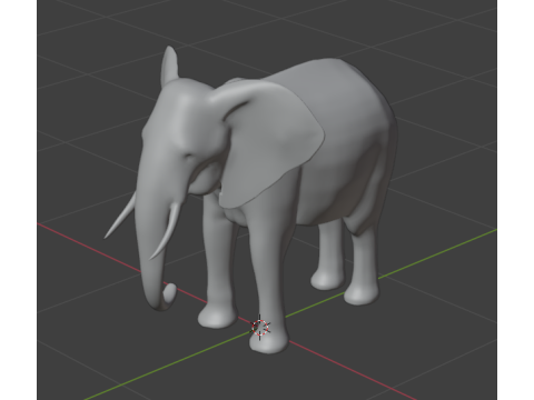 Elephant 3D-Model 3D Model